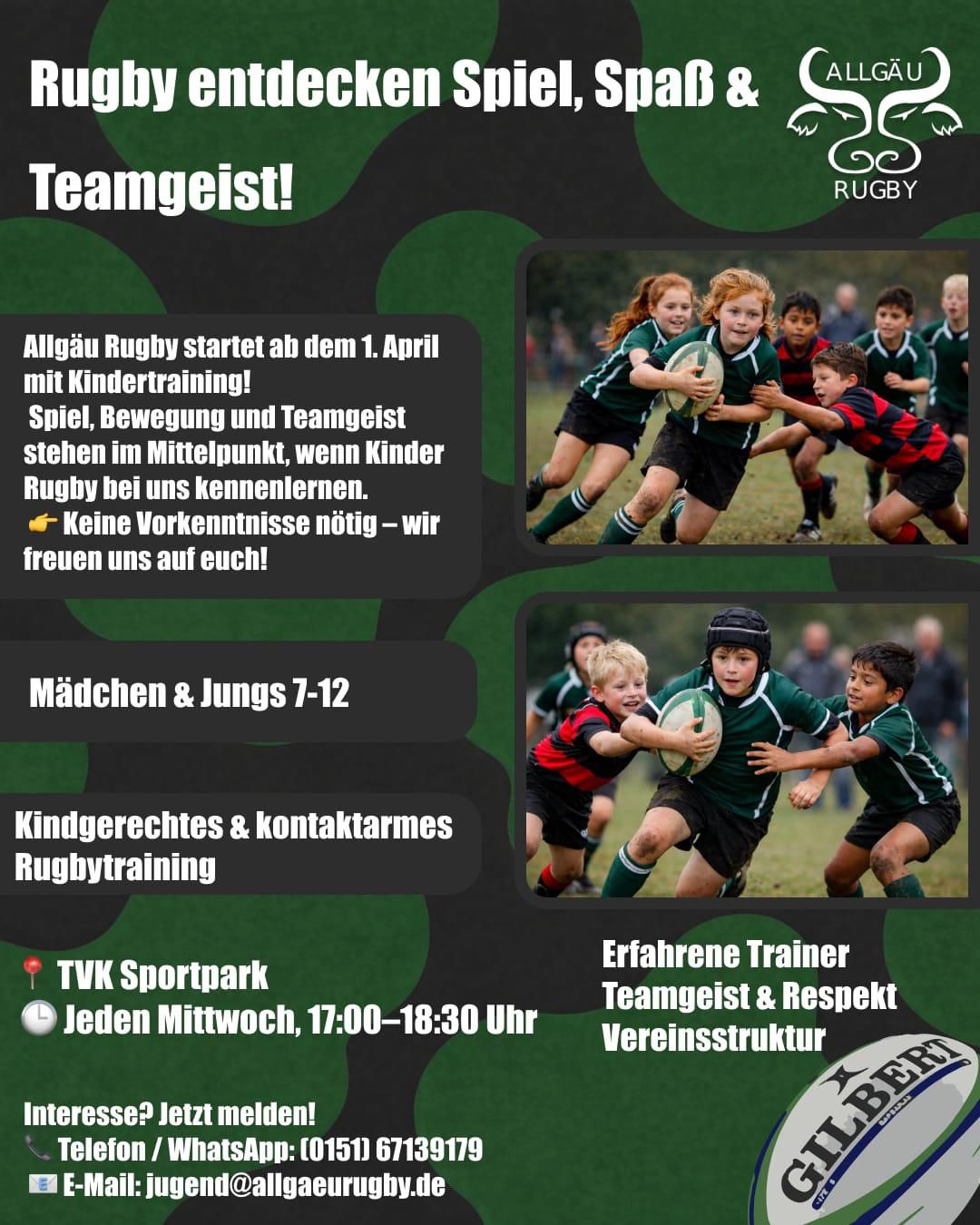 Kids-Rugby entdecken: Spiel, Spaß & Teamgeist!